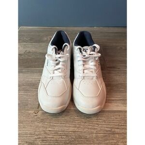 Dexter Ricky II White Navy Bowling Shoes Womens 8M B1836-9 Slide-Rite Sneakers